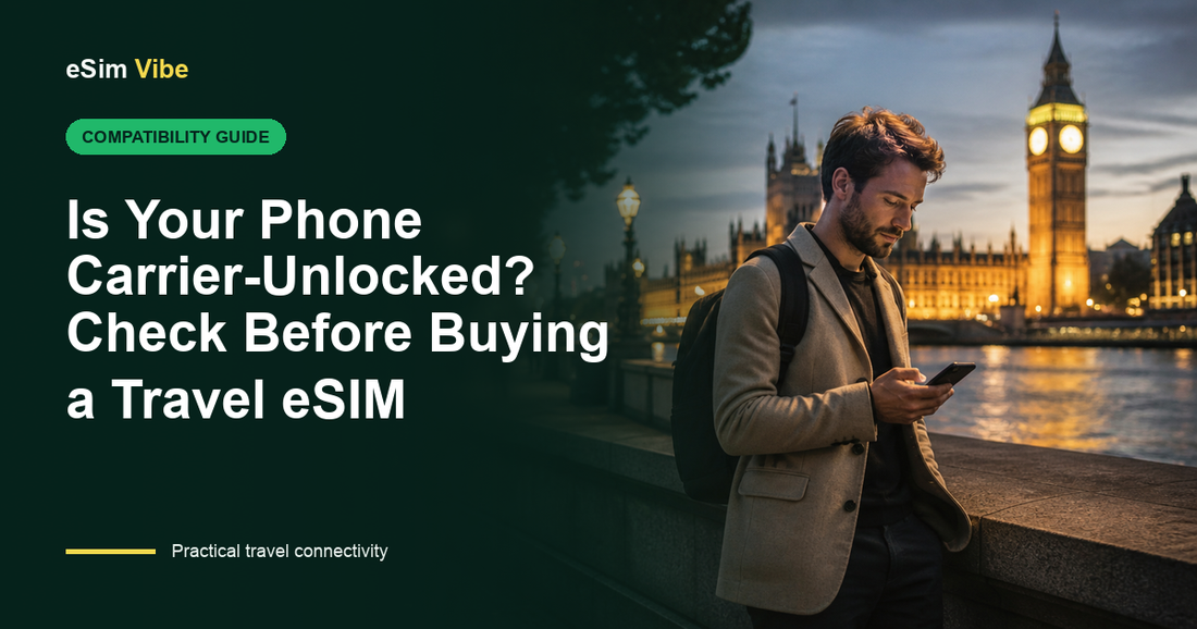 How to check phone unlocked for eSIM before buying a travel plan