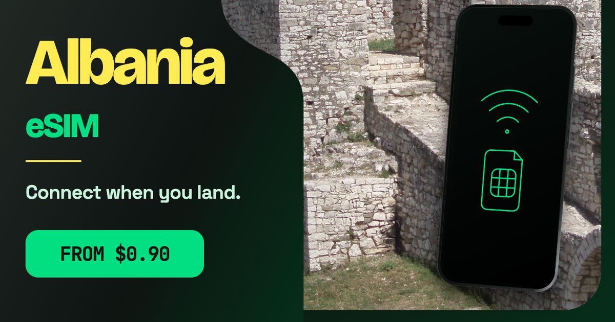 Albania eSIM travel data guide
