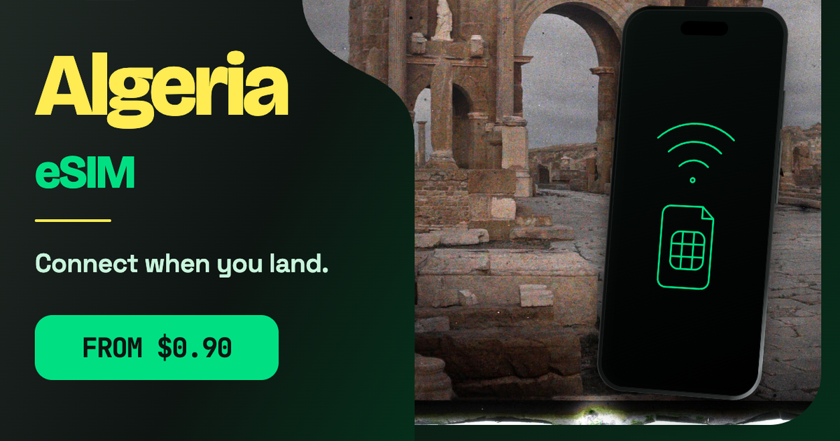 Algeria eSIM travel data guide