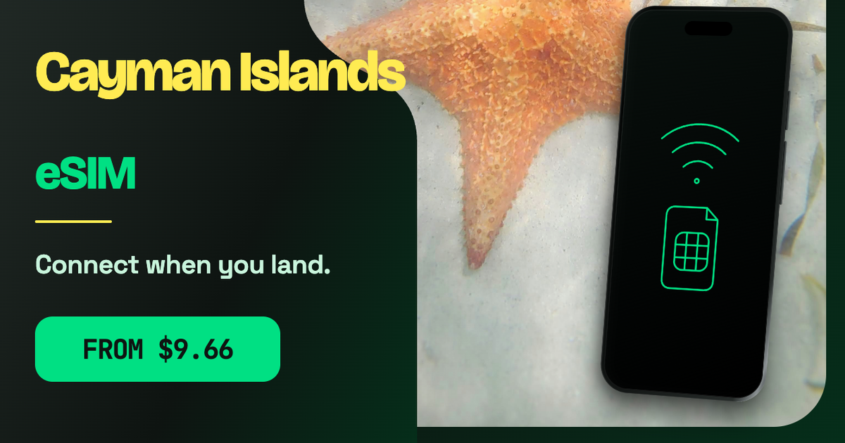 Cayman Islands eSIM travel data guide