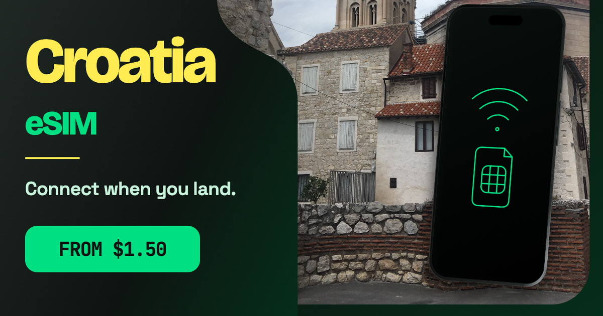 Croatia eSIM travel data guide