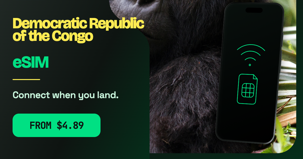DR Congo eSIM travel data guide