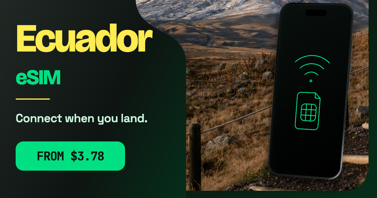 Ecuador eSIM travel data guide