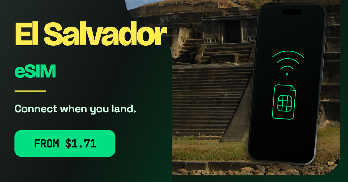 El Salvador eSIM travel data guide