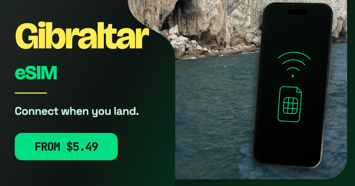 Gibraltar eSIM travel data guide