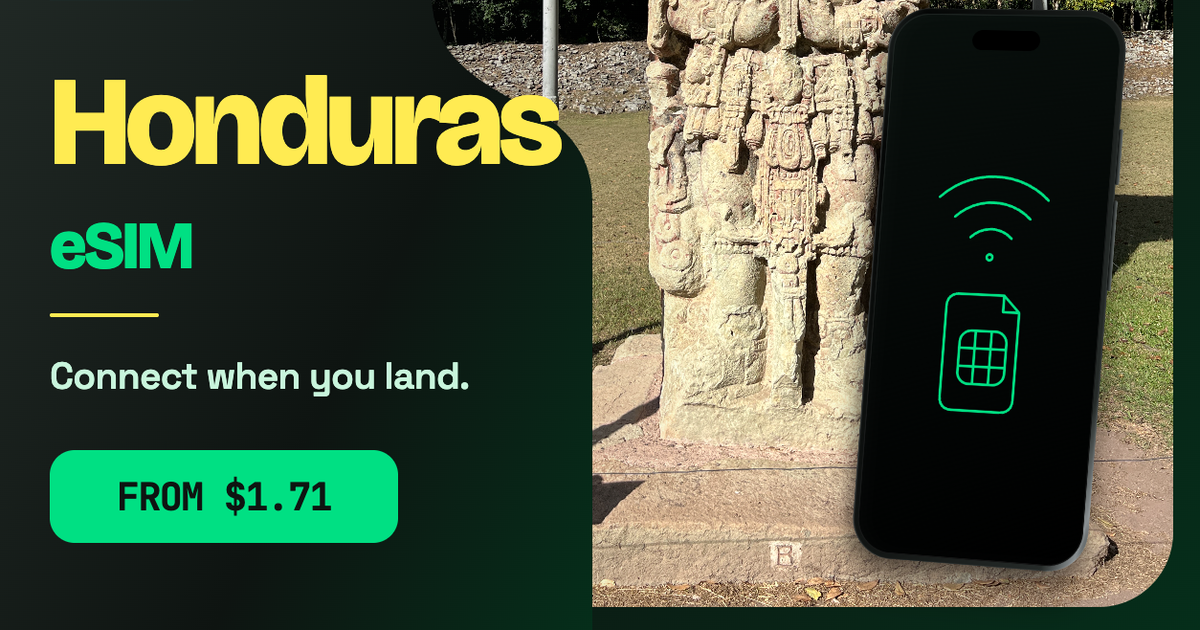 Honduras eSIM travel data guide