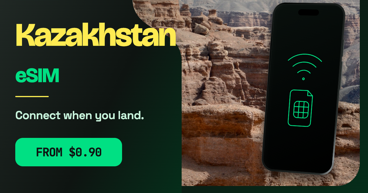 Kazakhstan eSIM travel data guide