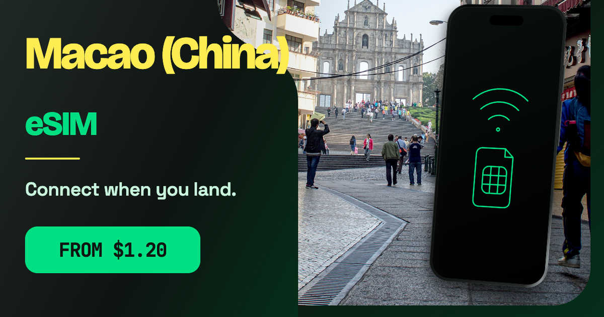 Macau eSIM travel data guide