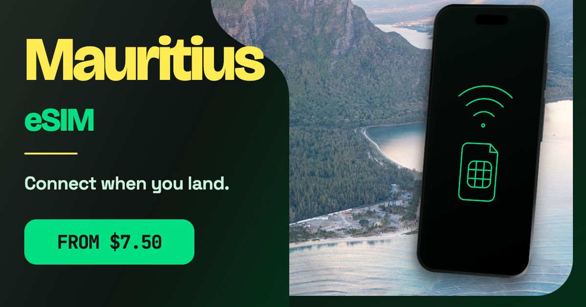 Mauritius eSIM travel data guide