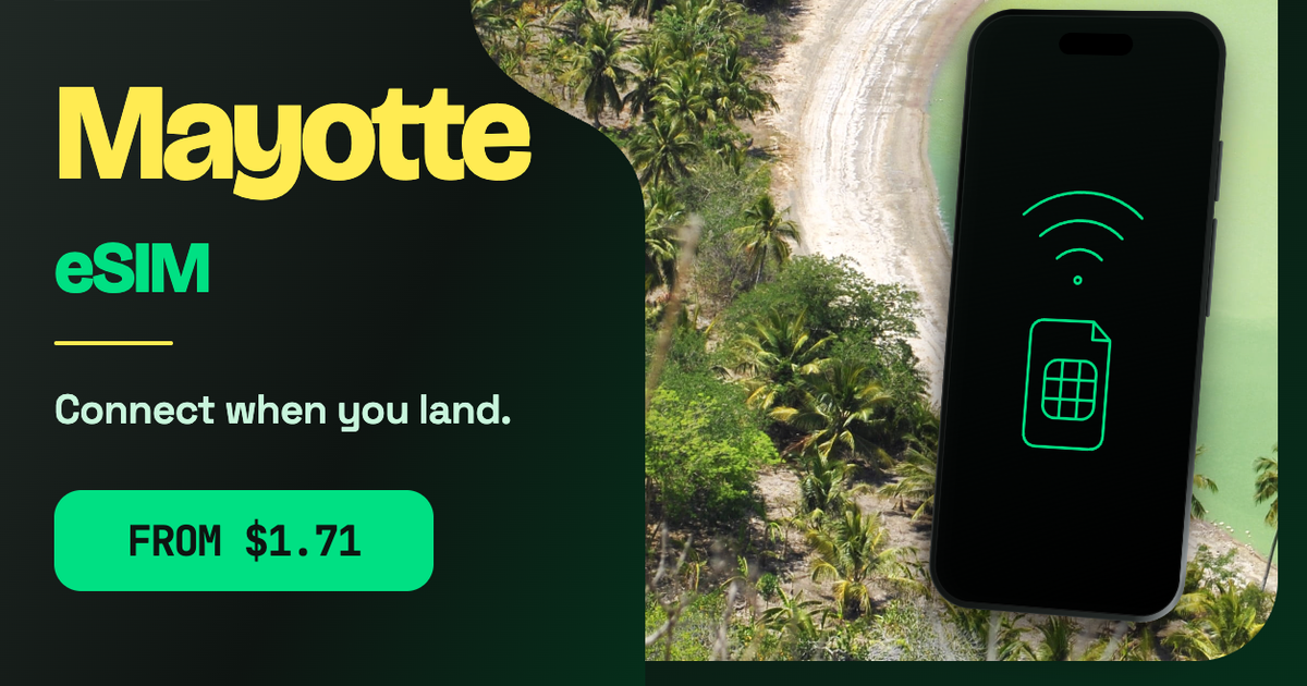 Mayotte eSIM travel data guide
