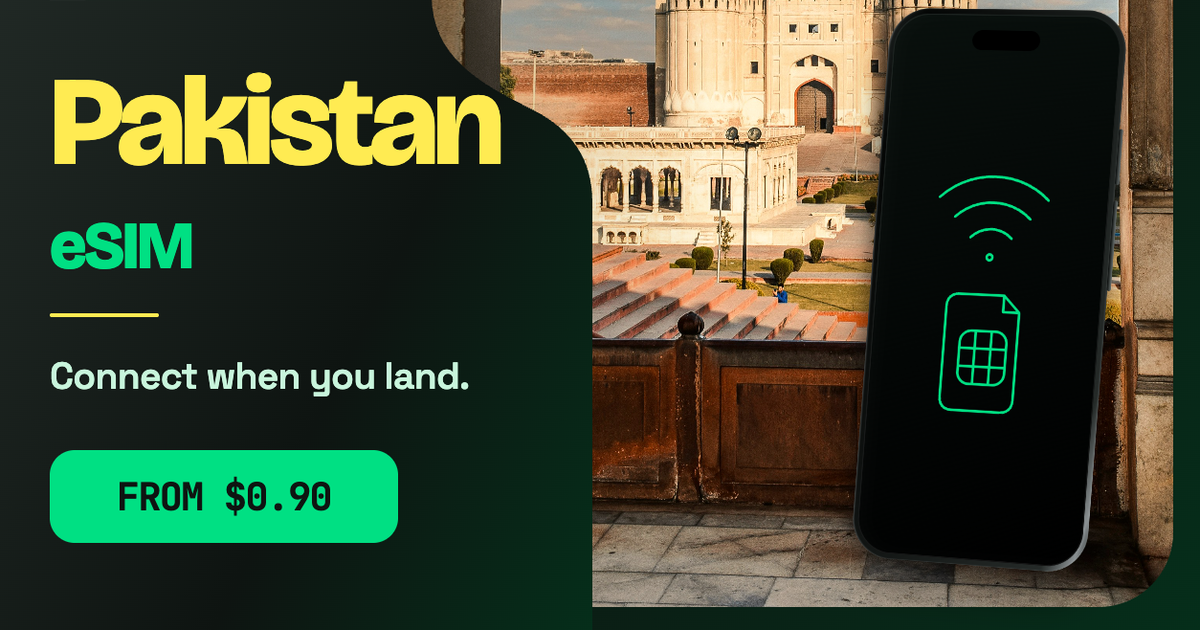 Pakistan eSIM travel data guide