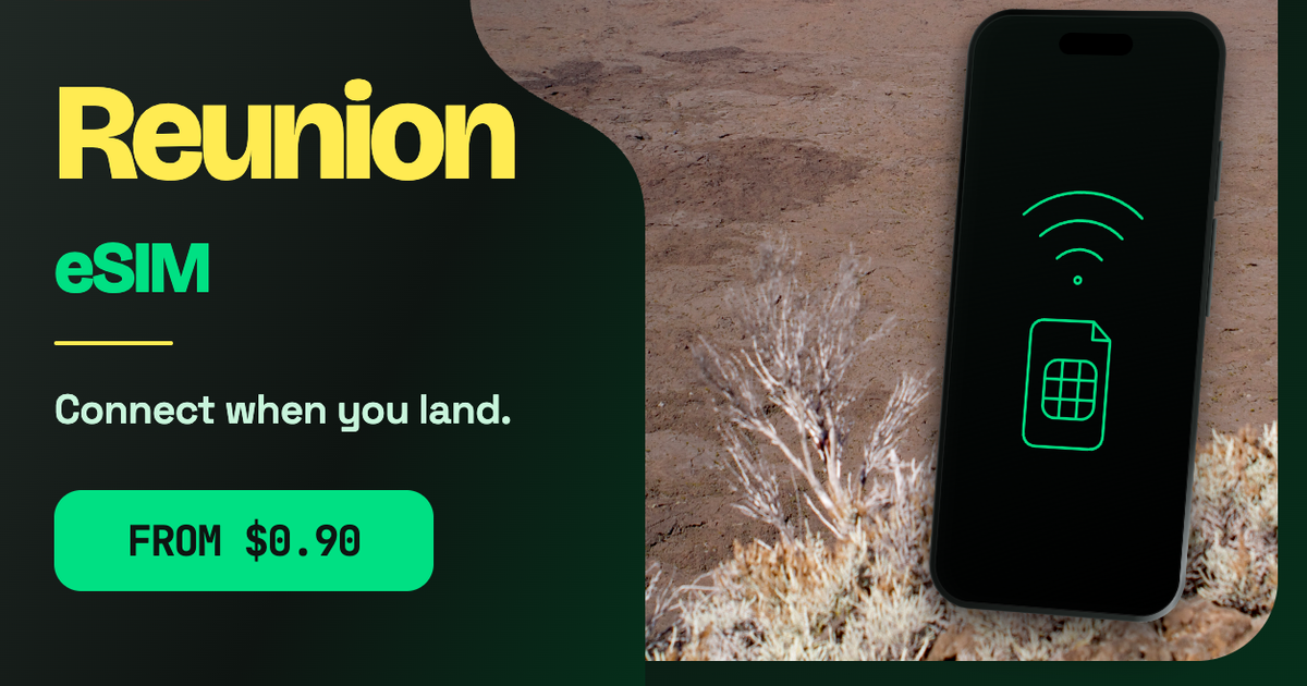 Réunion eSIM travel data guide