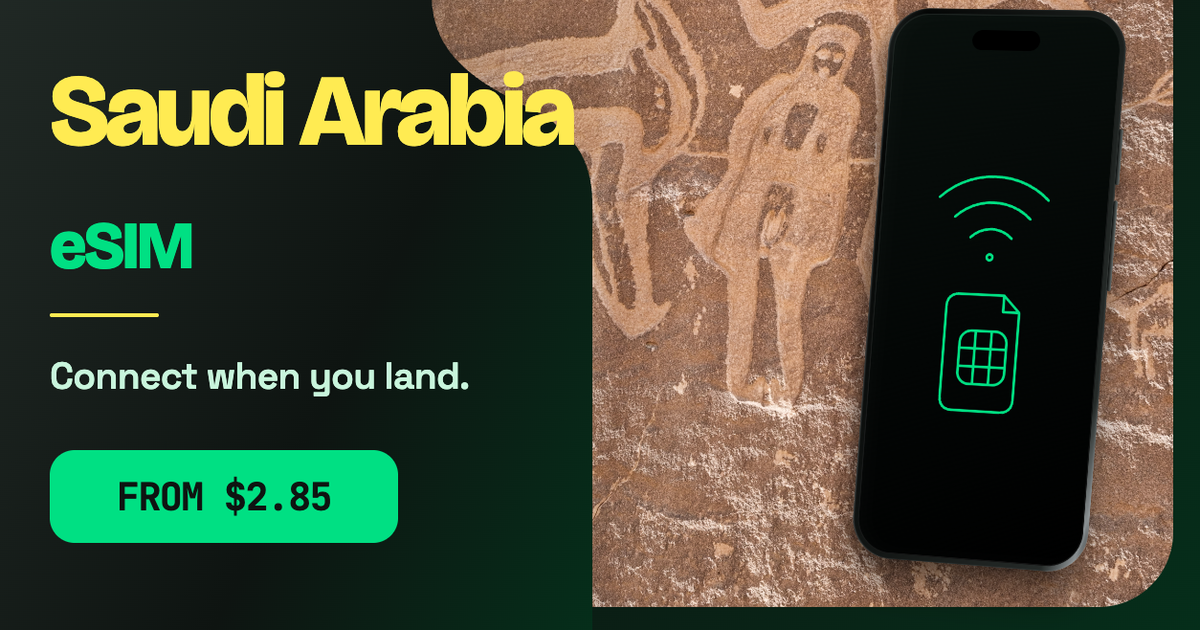 Saudi Arabia eSIM travel data guide