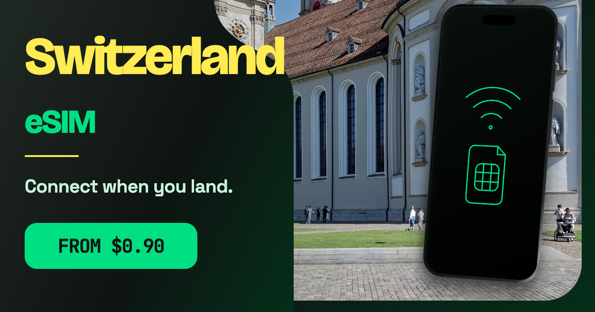 Switzerland eSIM travel data guide