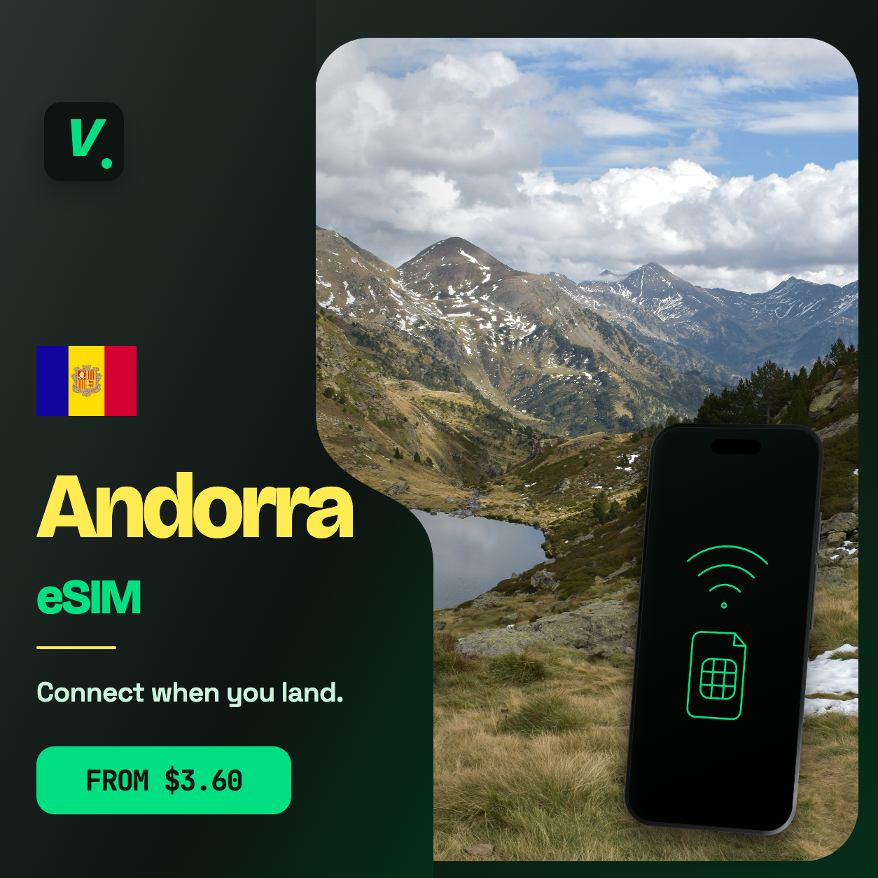 Andorra eSIM – prepaid travel data plans