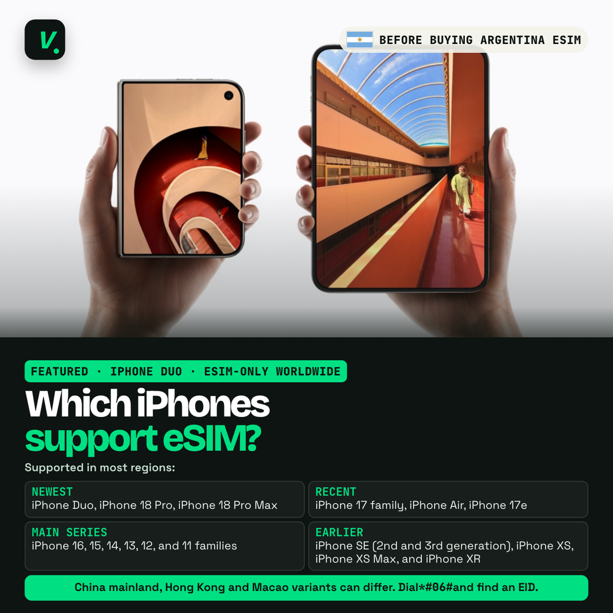 Argentina eSIM – iPhone compatibility