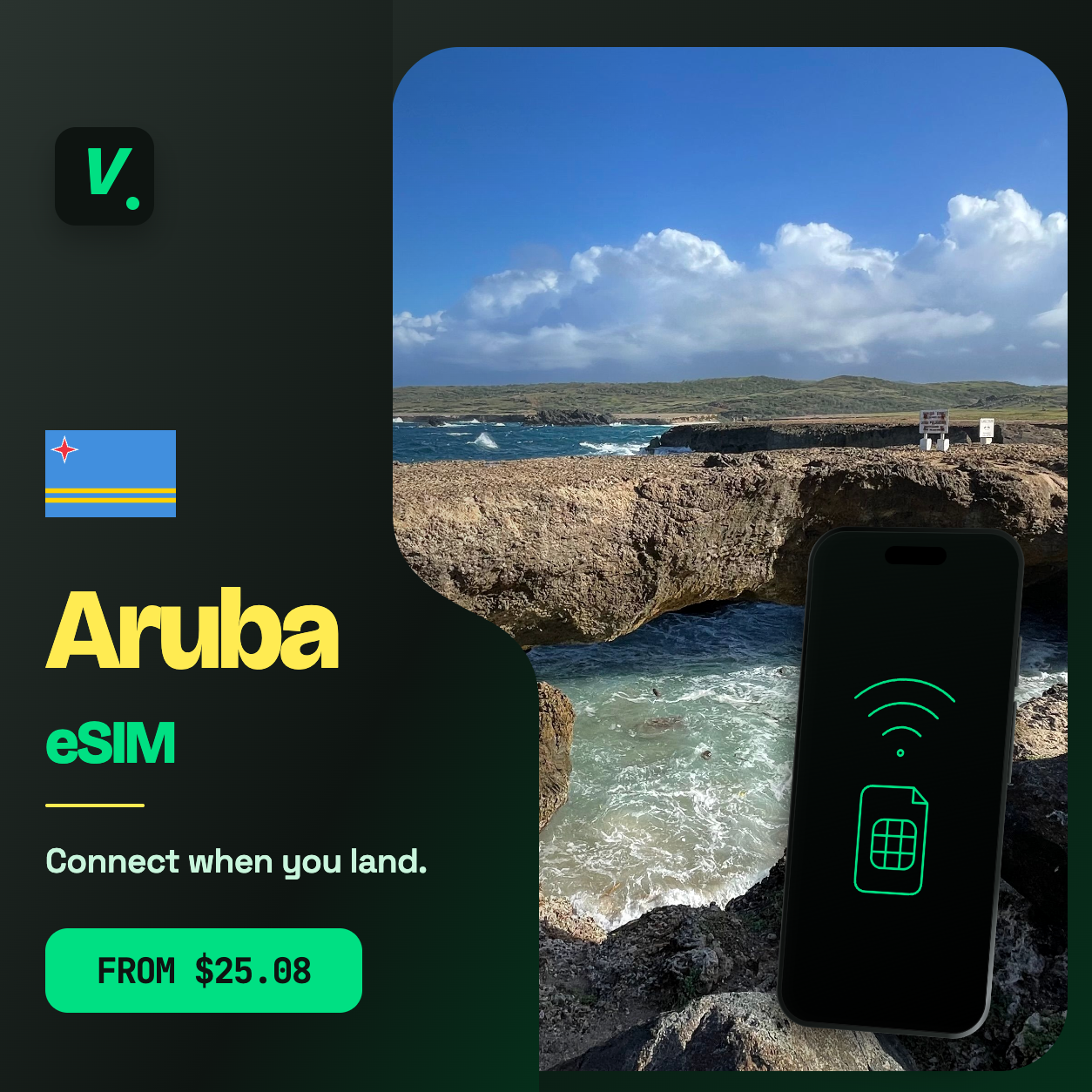 Aruba eSIM – prepaid travel data plans