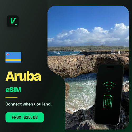 Aruba eSIM – prepaid travel data plans