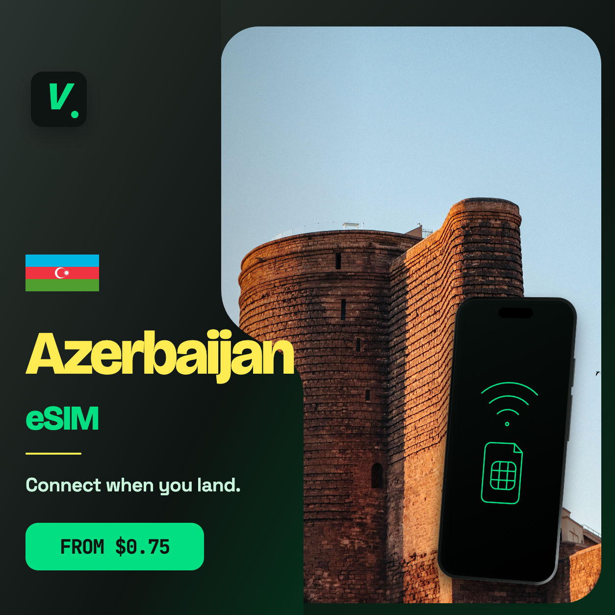 Azerbaijan eSIM – prepaid travel data plans