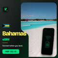 Bahamas eSIM – prepaid travel data plans