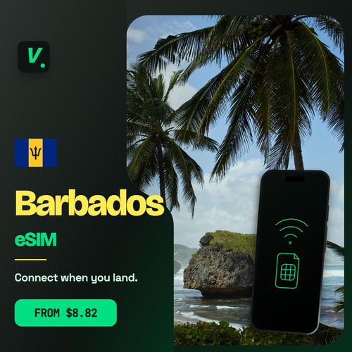 Barbados eSIM – prepaid travel data plans