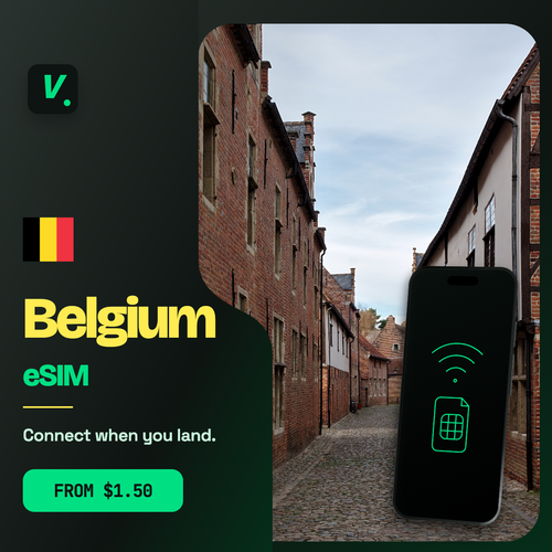 Belgium eSIM – prepaid travel data plans
