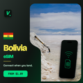 Bolivia eSIM – prepaid travel data plans