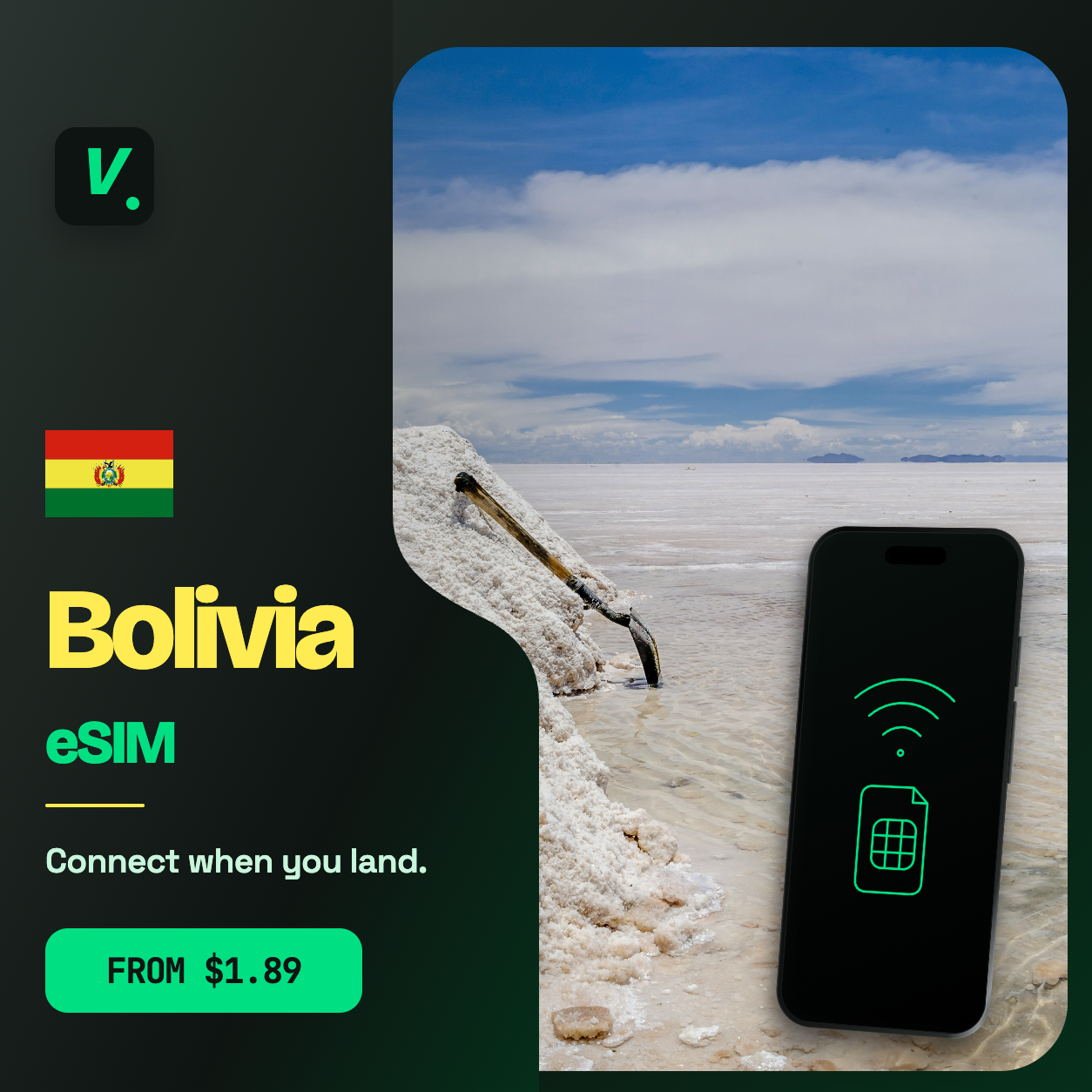 Bolivia eSIM – prepaid travel data plans