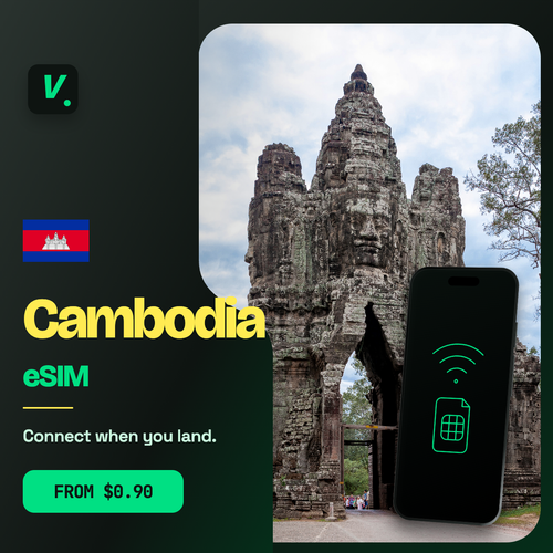 Cambodia eSIM – prepaid travel data plans