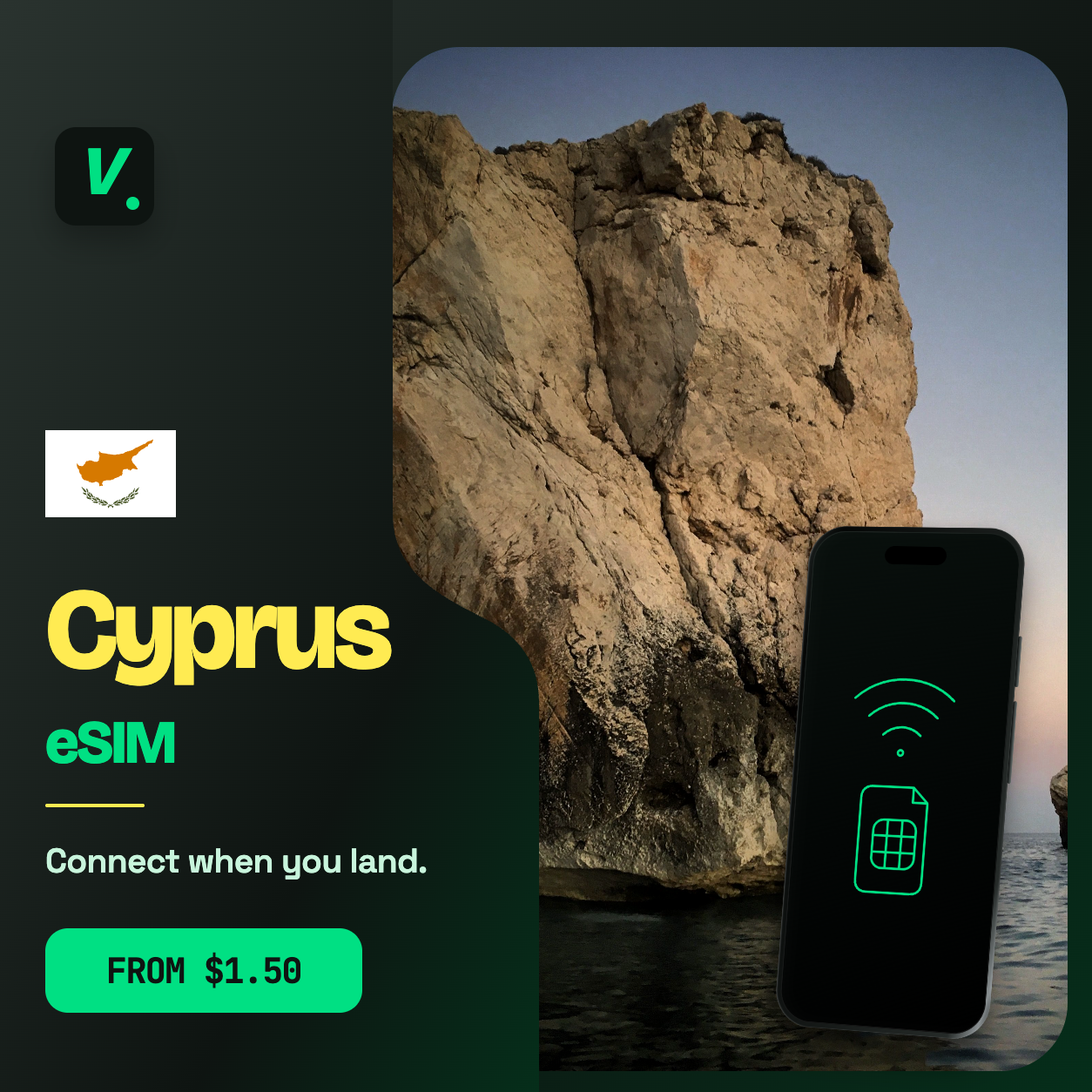 Cyprus eSIM – prepaid travel data plans