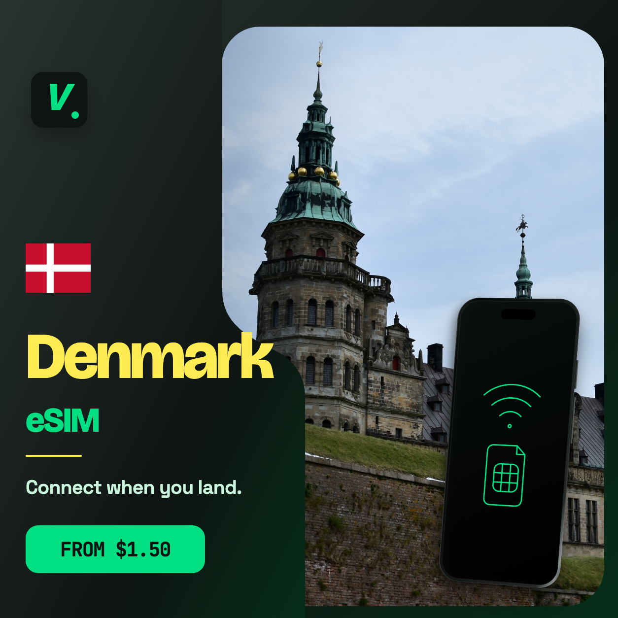 Denmark eSIM – prepaid travel data plans