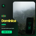 Dominica eSIM – prepaid travel data plans