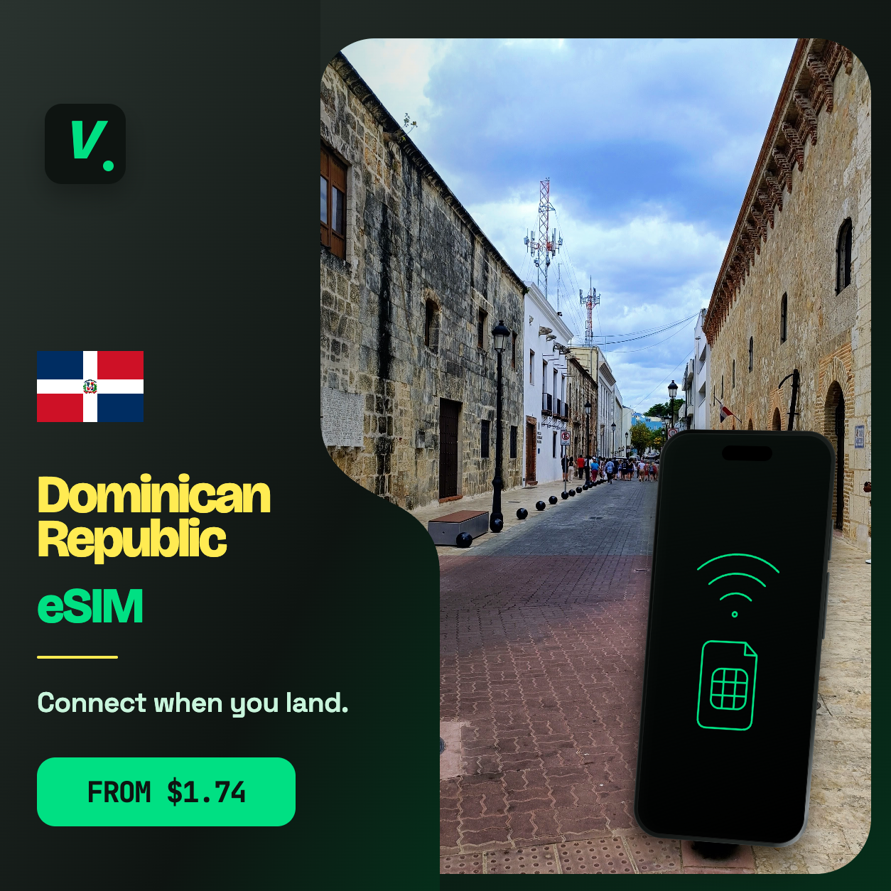 Dominican Republic eSIM – prepaid travel data plans