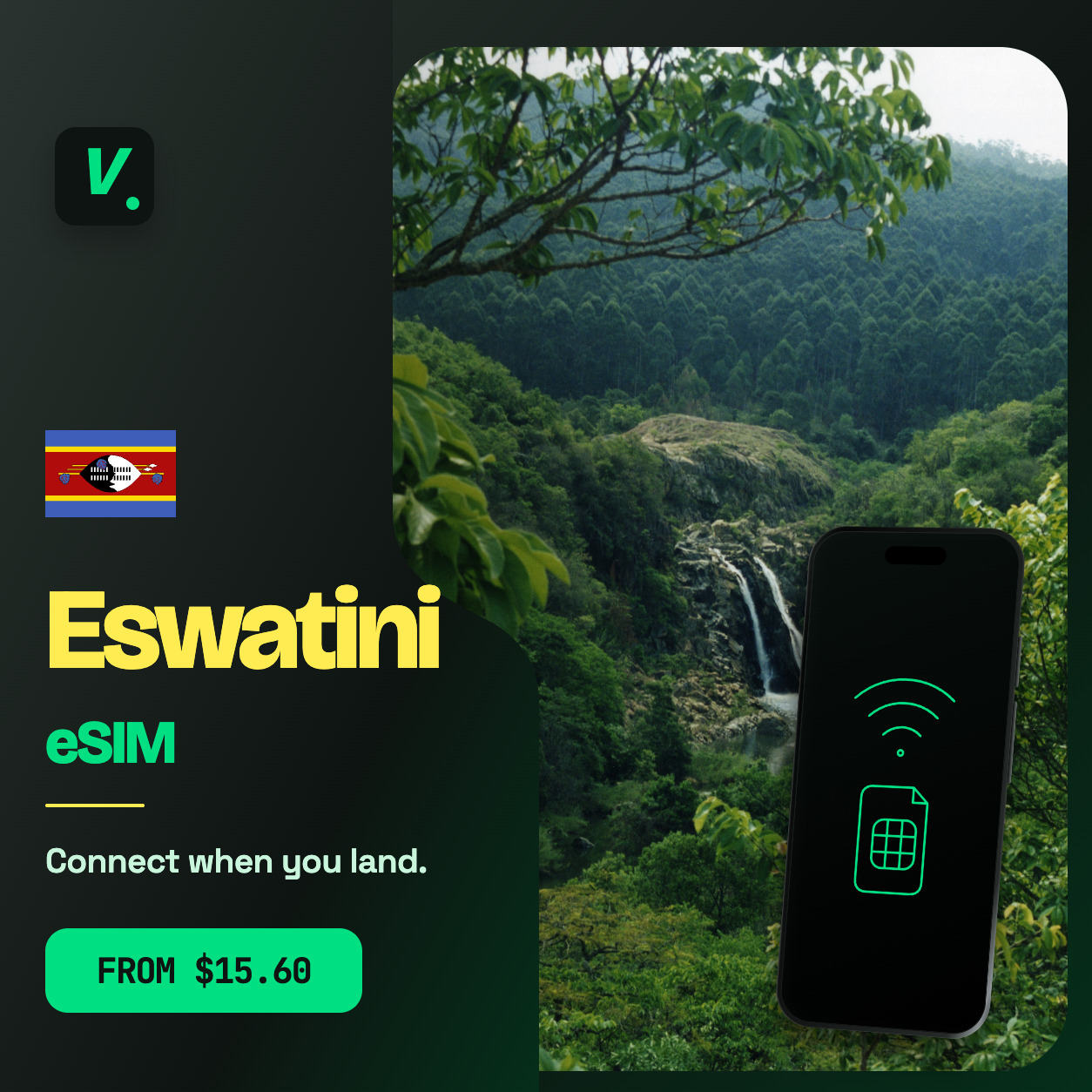 Eswatini eSIM – prepaid travel data plans