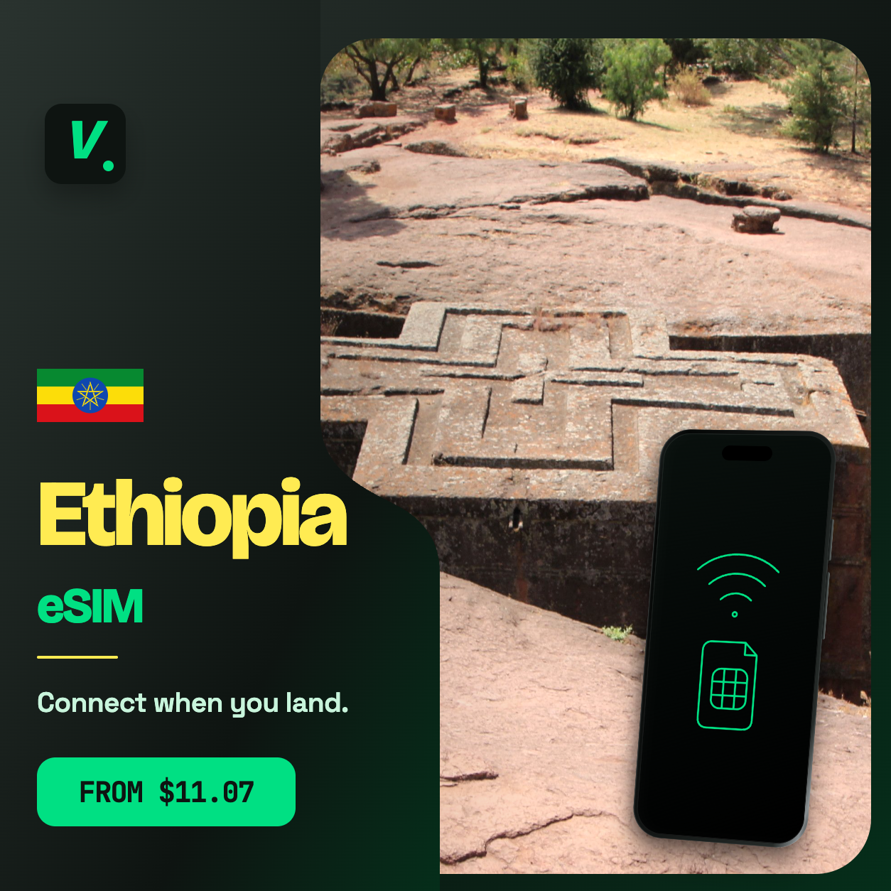 Ethiopia eSIM – prepaid travel data plans