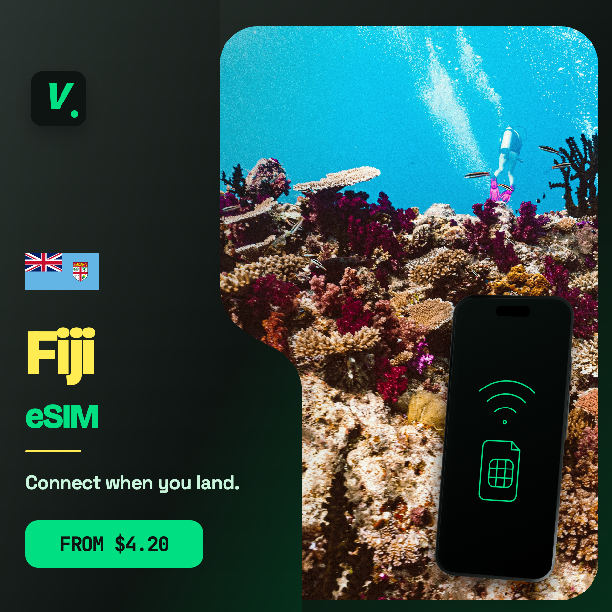 Fiji eSIM – prepaid travel data plans