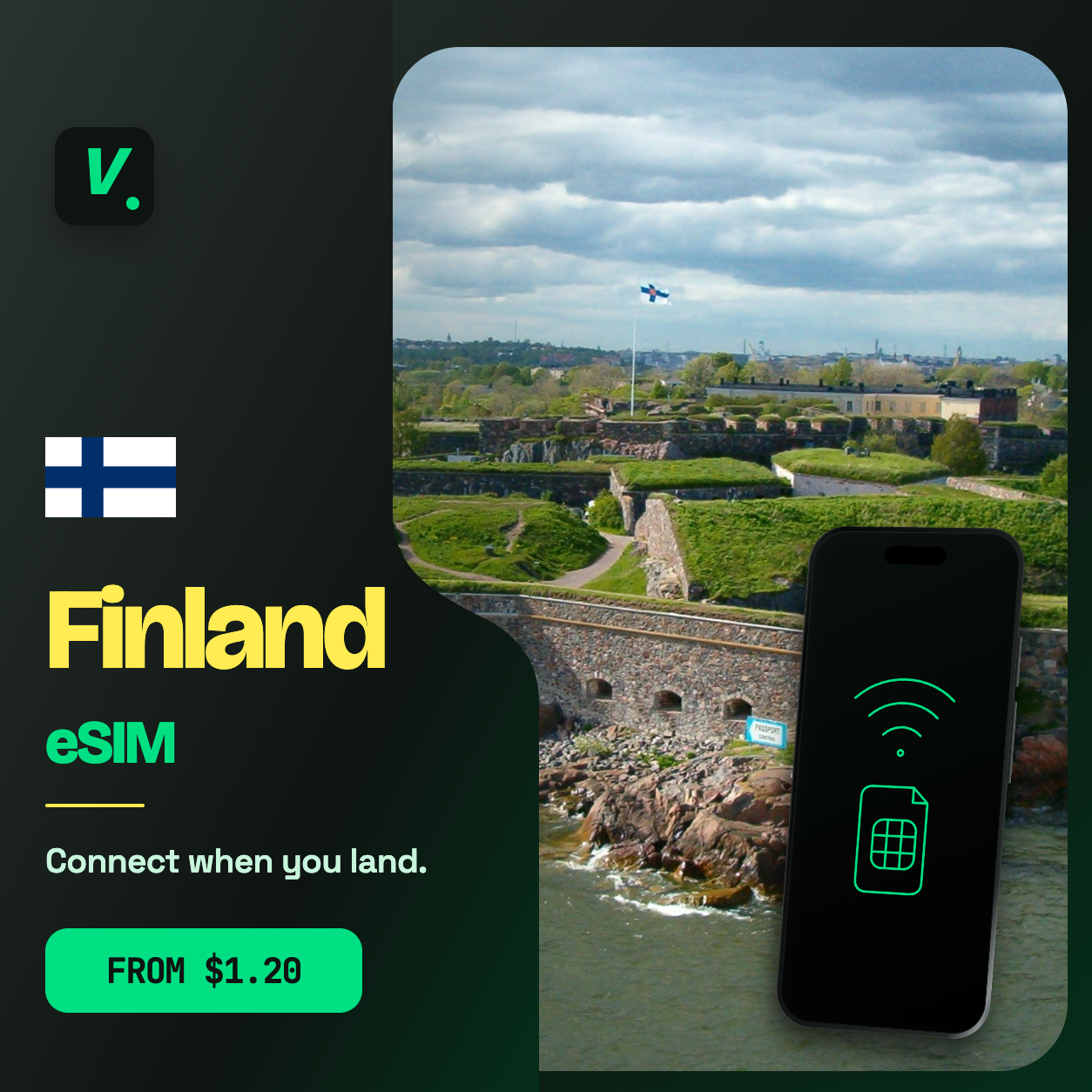 Finland eSIM – prepaid travel data plans