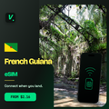 French Guiana eSIM – prepaid travel data plans