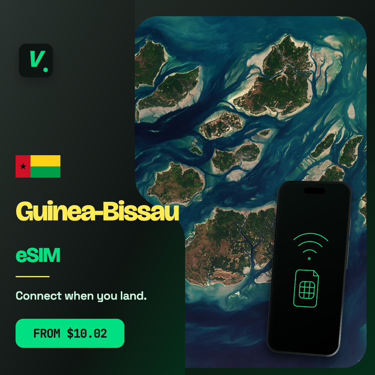 Guinea-Bissau eSIM – prepaid travel data plans