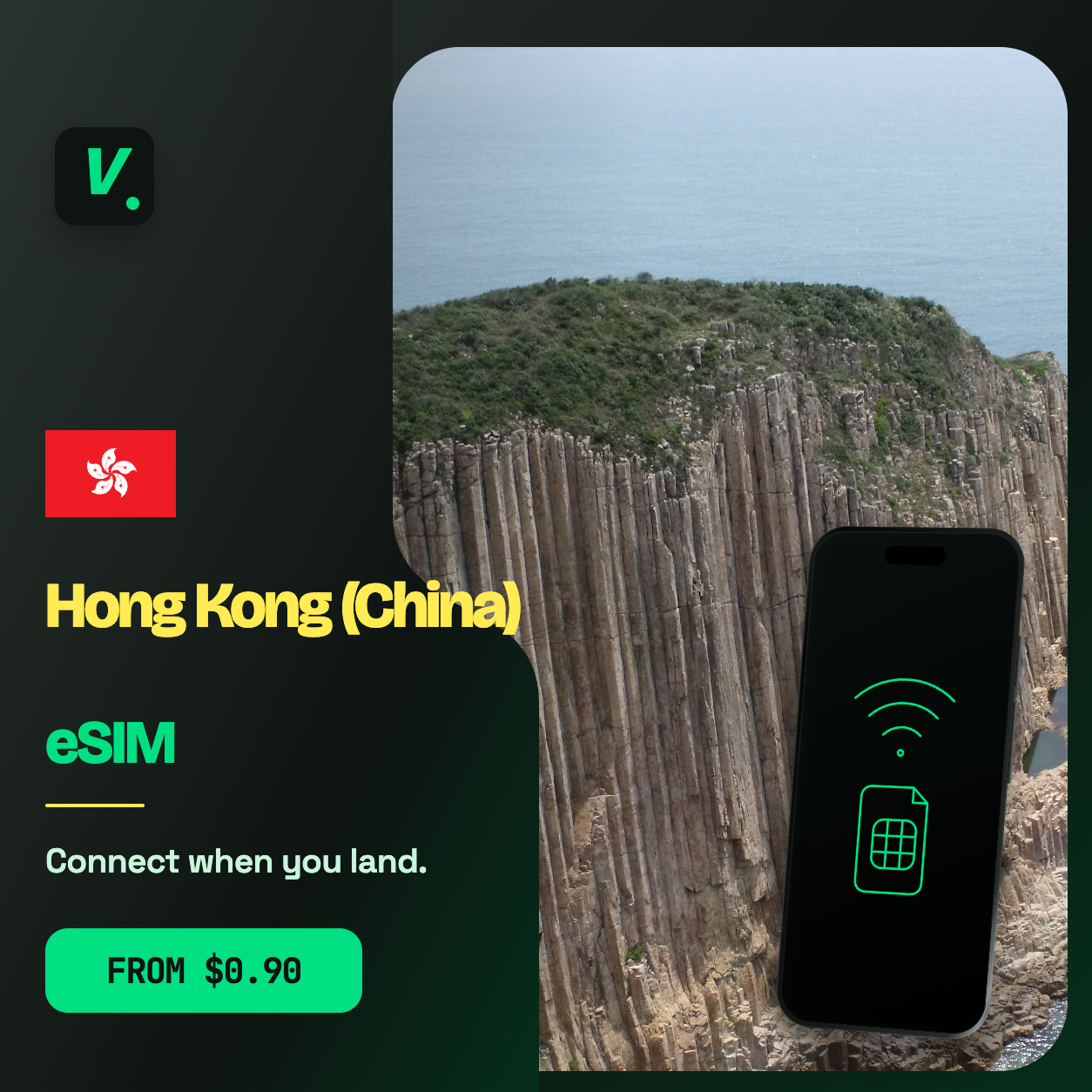 Hong Kong (China) eSIM – prepaid travel data plans