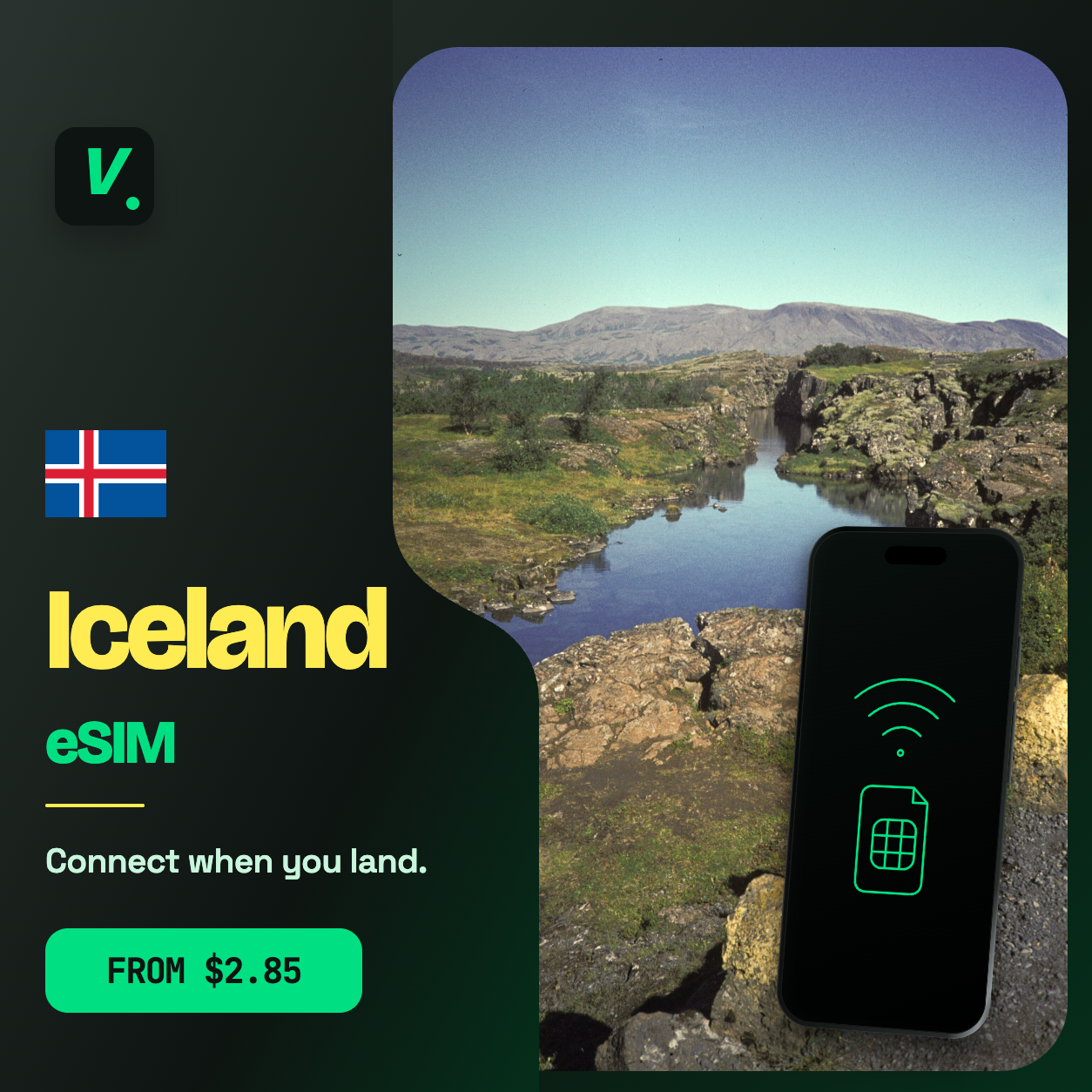 Iceland eSIM – prepaid travel data plans