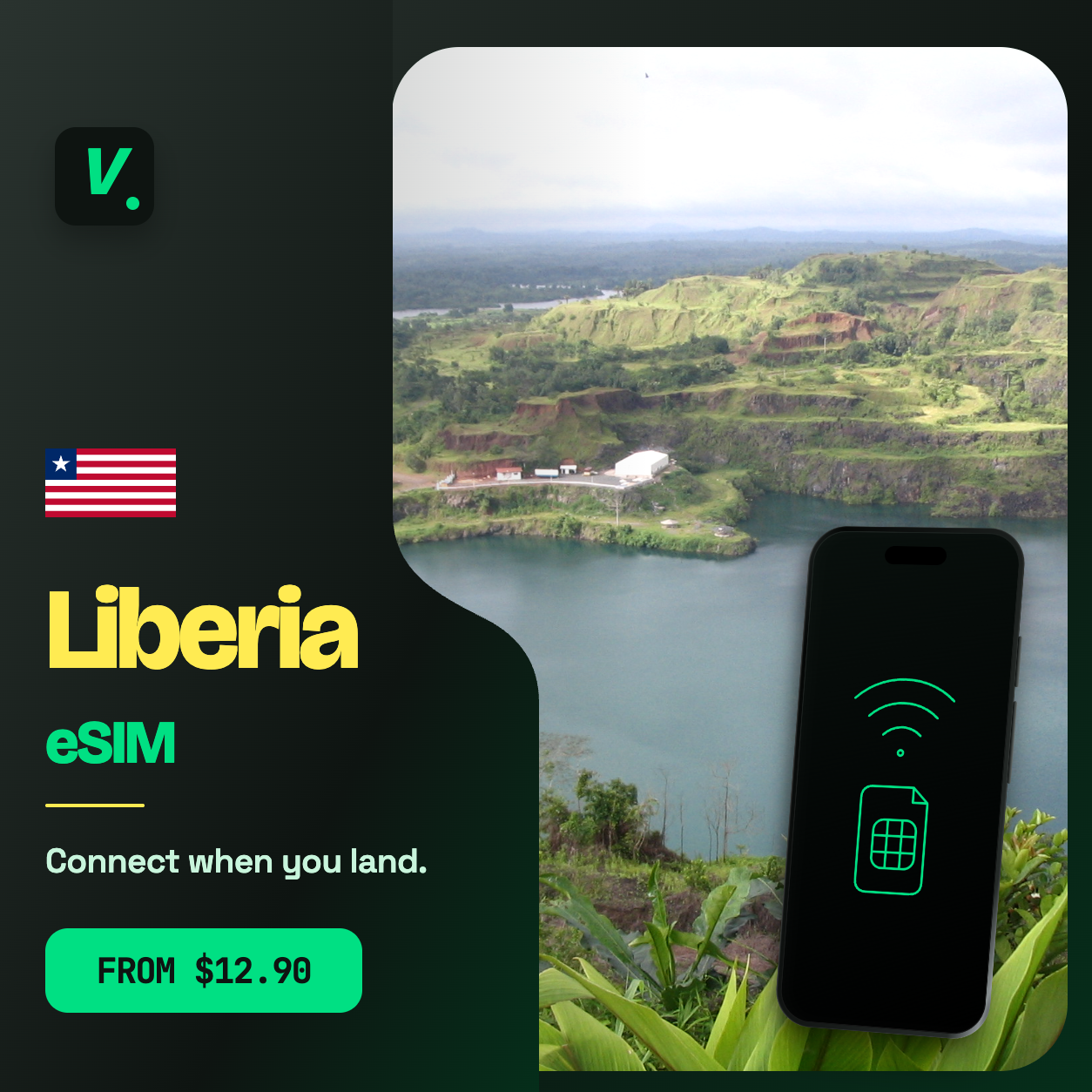 Liberia eSIM – prepaid travel data plans