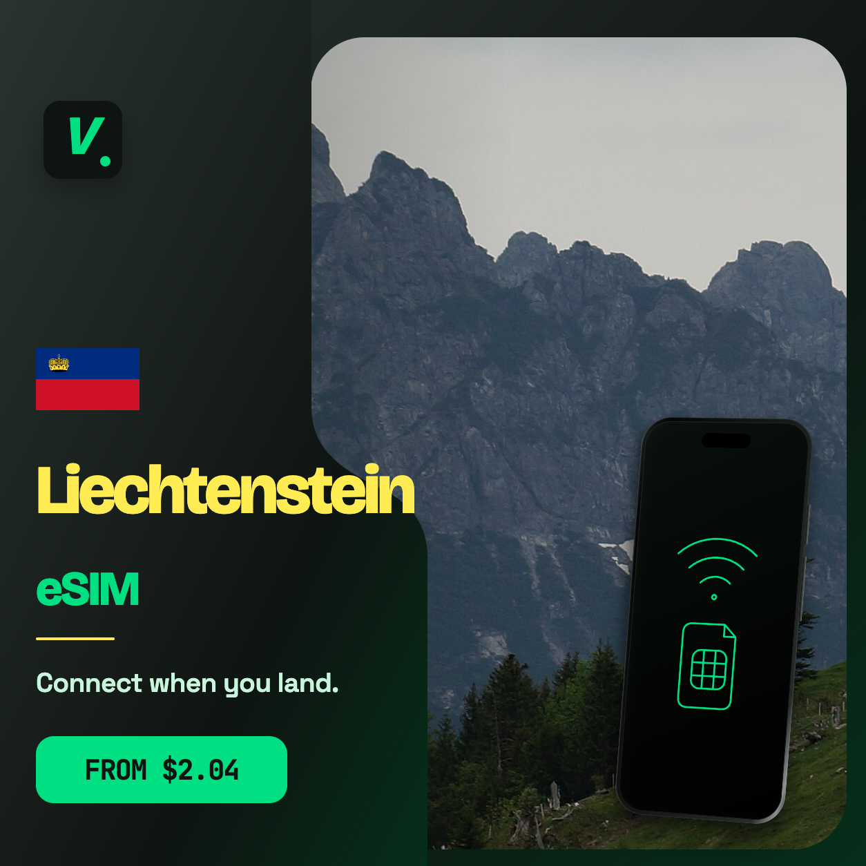 Liechtenstein eSIM – prepaid travel data plans