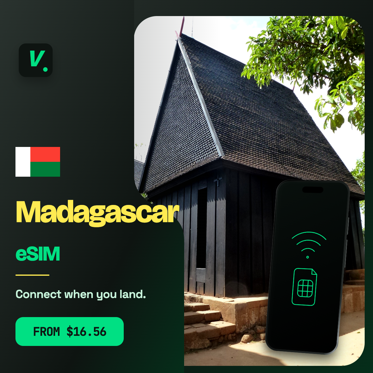 Madagascar eSIM – prepaid travel data plans