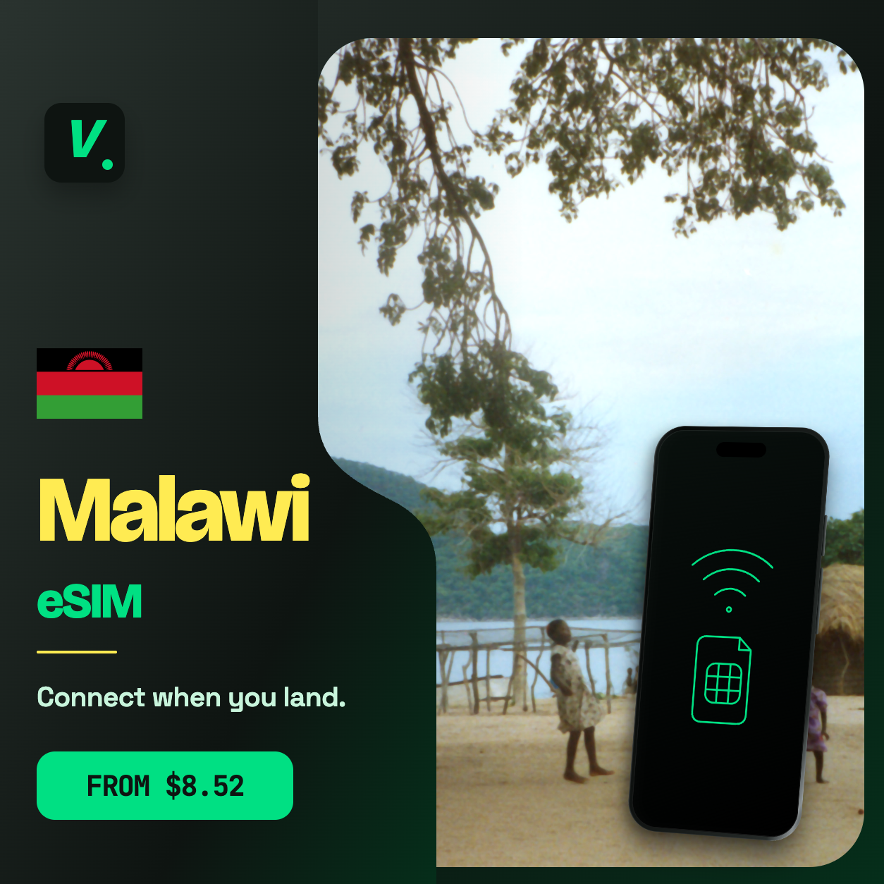 Malawi eSIM – prepaid travel data plans