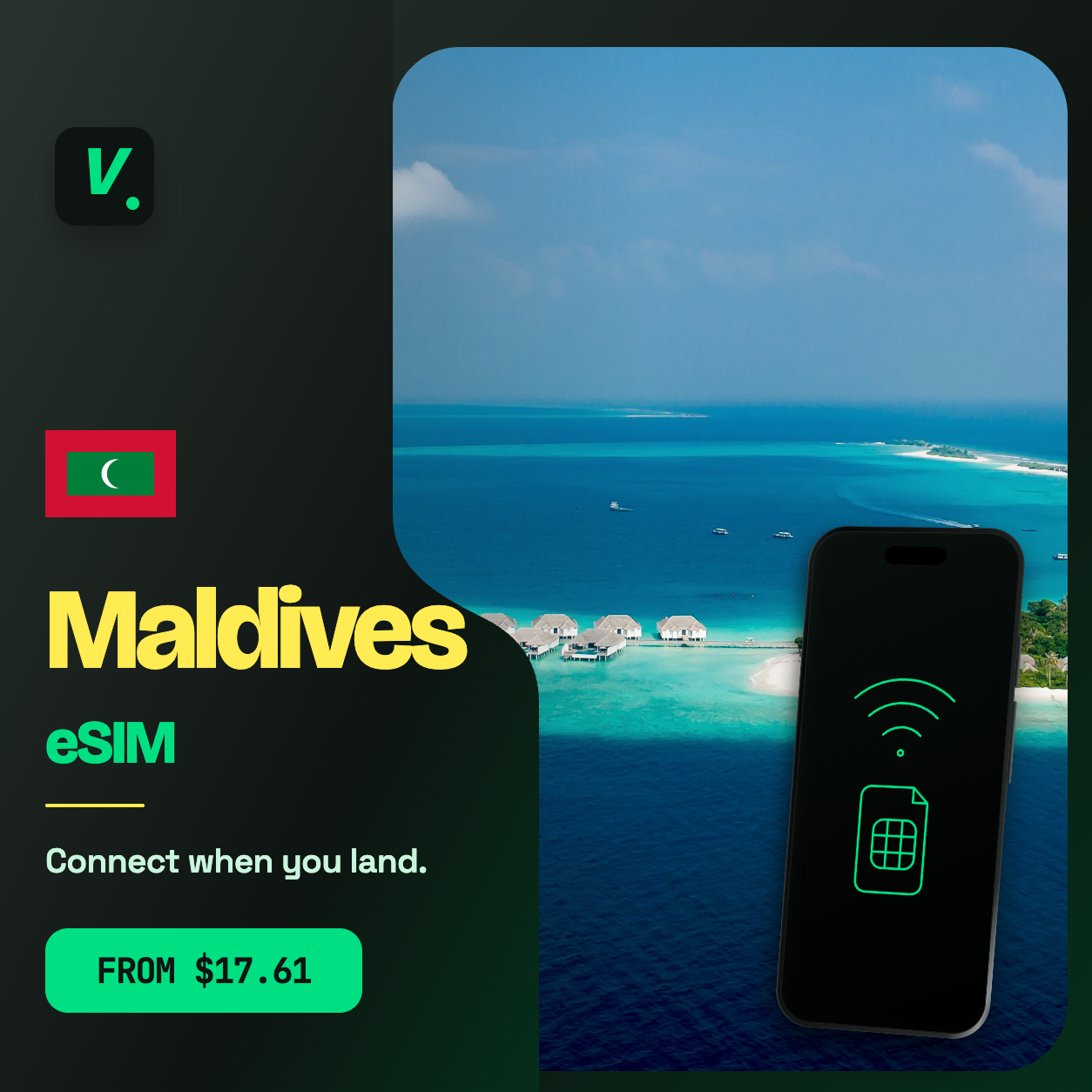 Maldives eSIM – prepaid travel data plans
