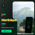 Martinique eSIM – prepaid travel data plans