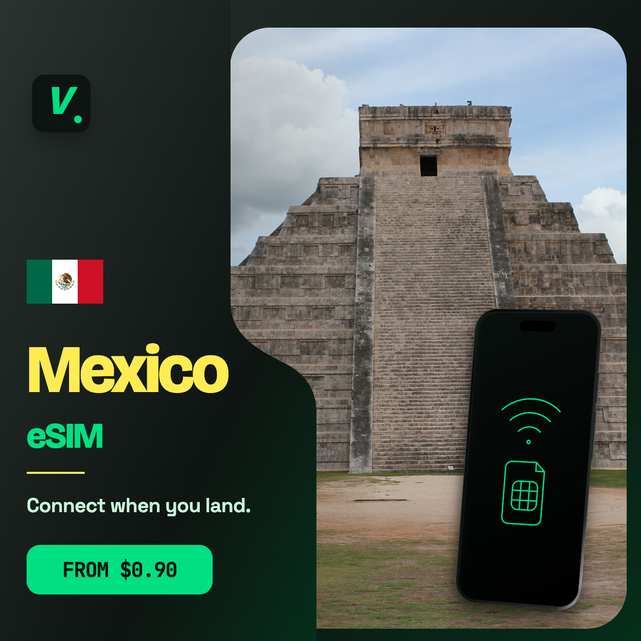 Mexico eSIM – prepaid travel data plans