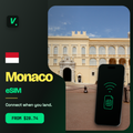 Monaco eSIM – prepaid travel data plans