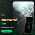 Montserrat eSIM – prepaid travel data plans